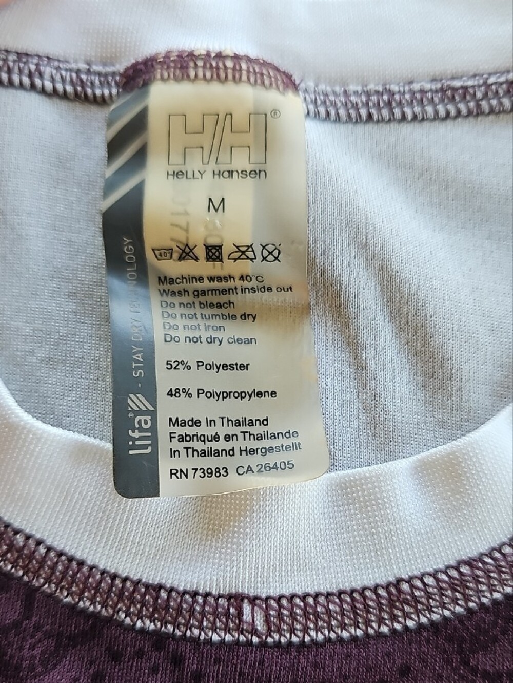 Helly Hansen LIFA Active Graphic Crew Base Layer - Picture 8 of 9
